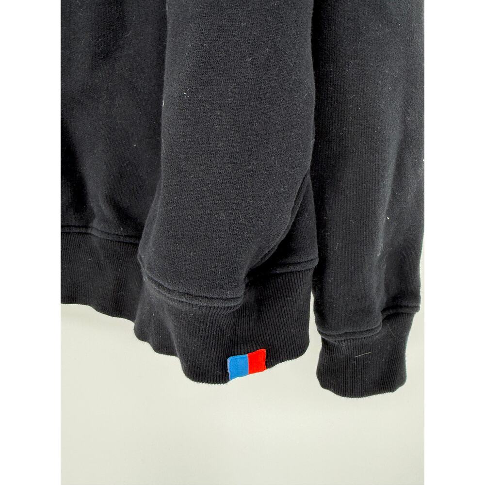 Kule Pauline Flower Sweatshirt Crew Neck Rosette Black Red Green Pink Large XL - Picture 8 of 9